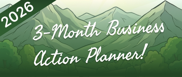 3 month business action-planner for 2026